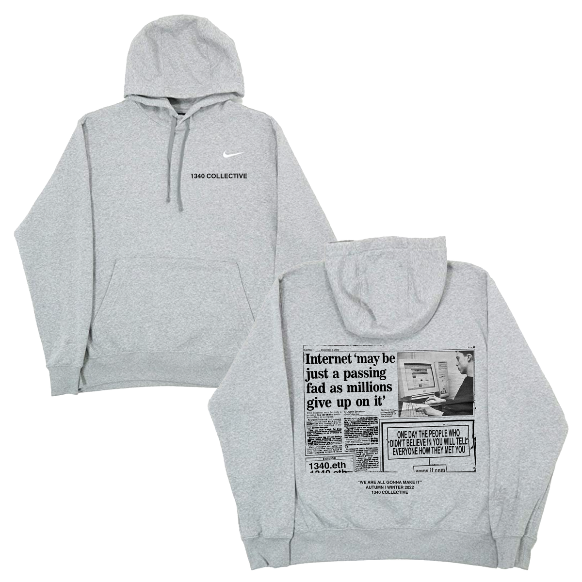 1340 INTERNET - on NIKE HOODIE