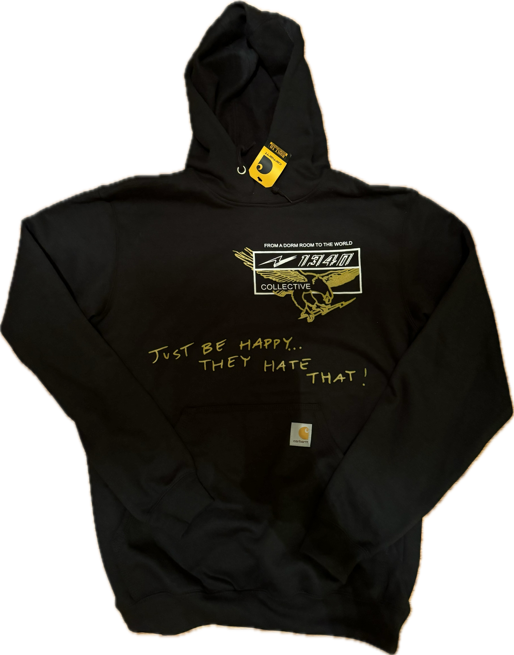 1340 JUST BE HAPPY - HOODIE Cyber Monday 2024