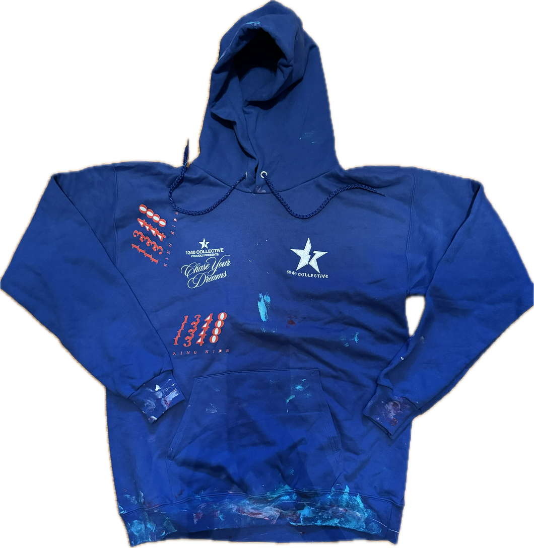 1340 Embroidered Star Logo Hand Painted - 1/1 Hoodie